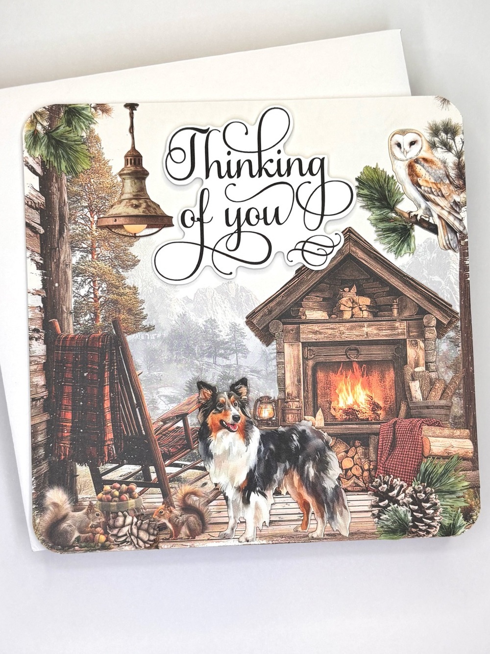 Handmade Thinking of You Greeting Card